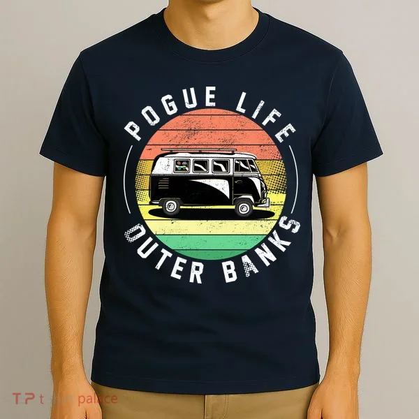 Pogue Life Retro Hippy Bus T-Shirt