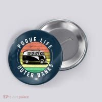 Pogue Life Retro Hippy Bus Button thumb 0