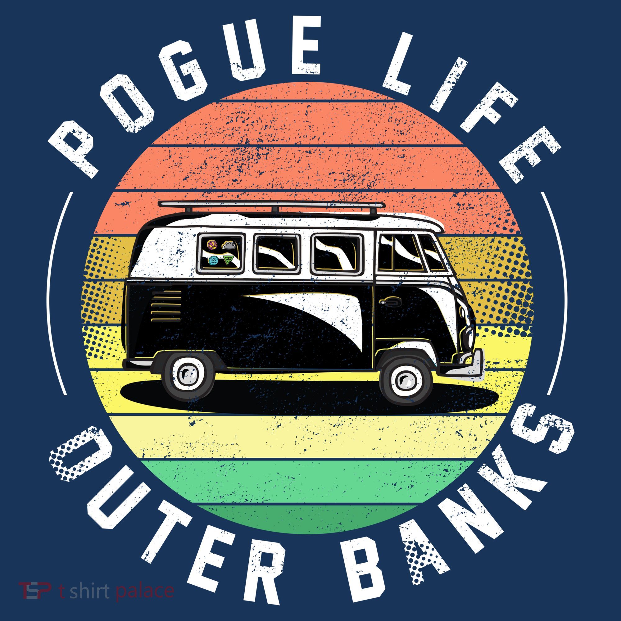 Pogue Life Retro Hippy Bus Bucket Hat