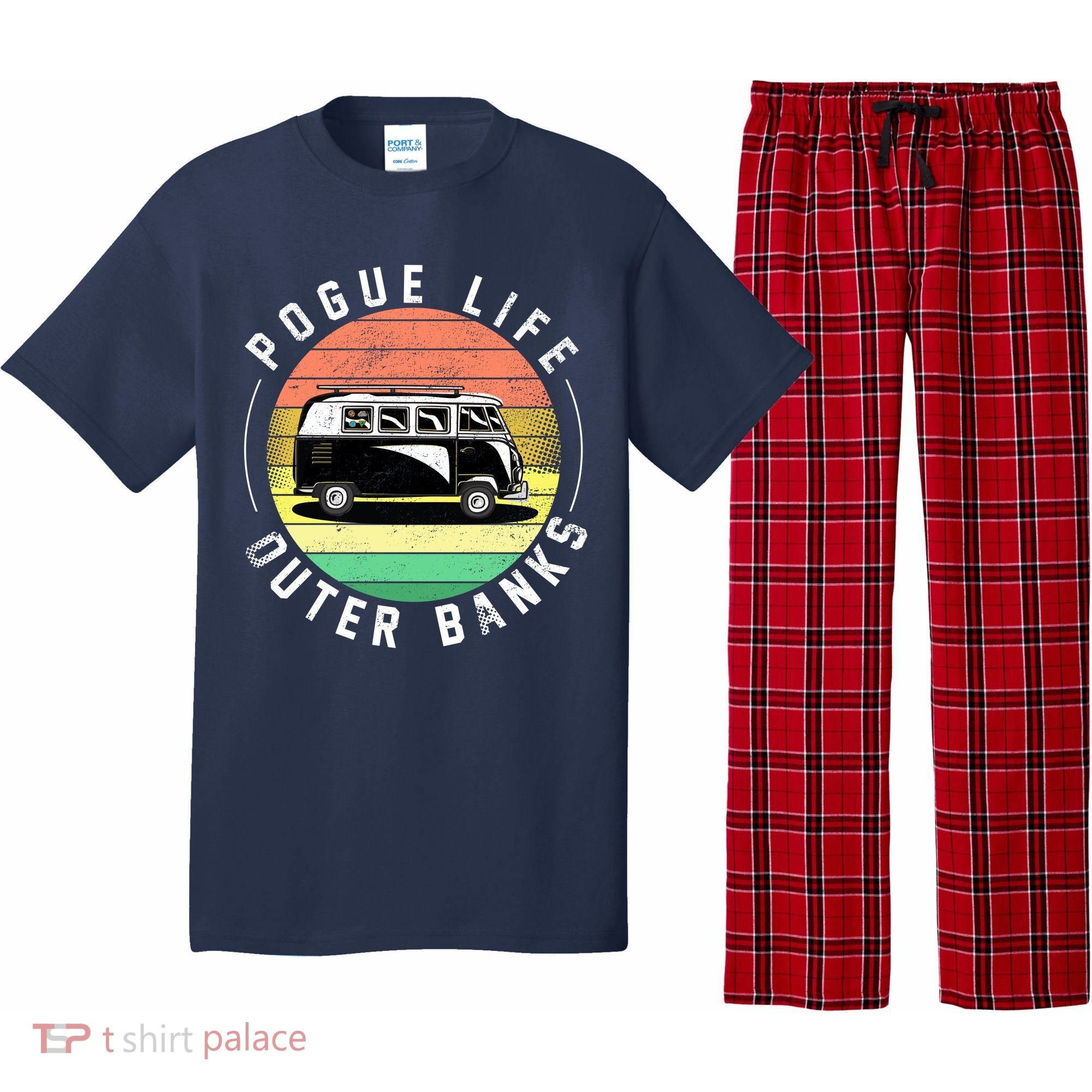 Pogue Life Retro Hippy Bus Pajama Set