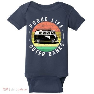 Pogue Life Retro Hippy Bus Baby Bodysuit