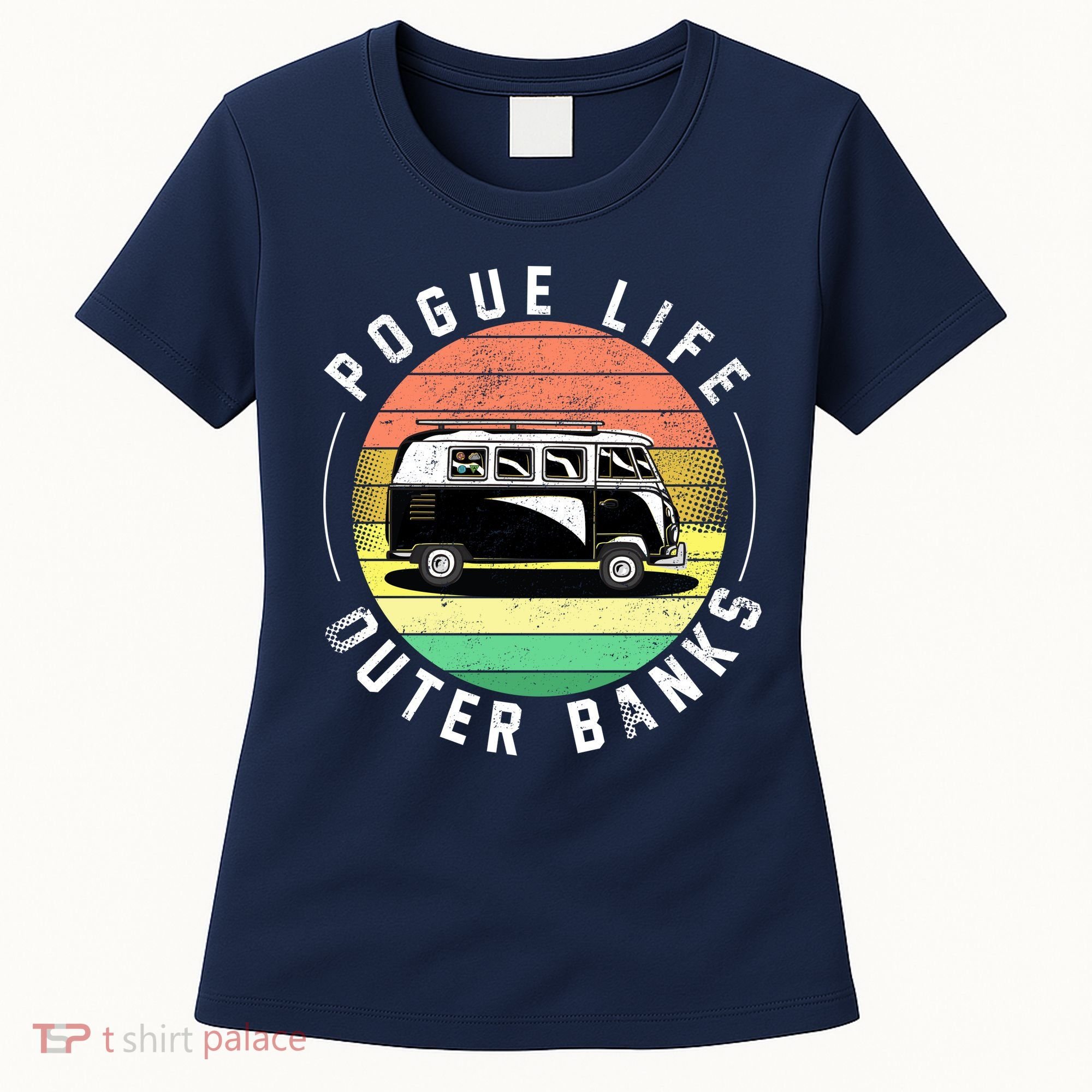 Pogue Life Retro Hippy Bus Women's T-Shirt