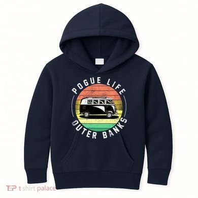 Pogue Life Retro Hippy Bus Kids Hoodie