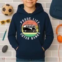 Pogue Life Retro Hippy Bus Kids Hoodie thumb 2