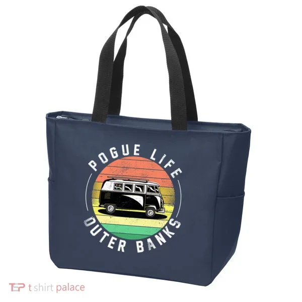 Pogue Life Retro Hippy Bus Tote Bag