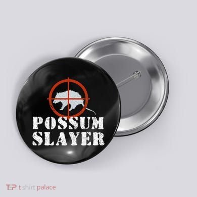Possum Opossum Hunting Button