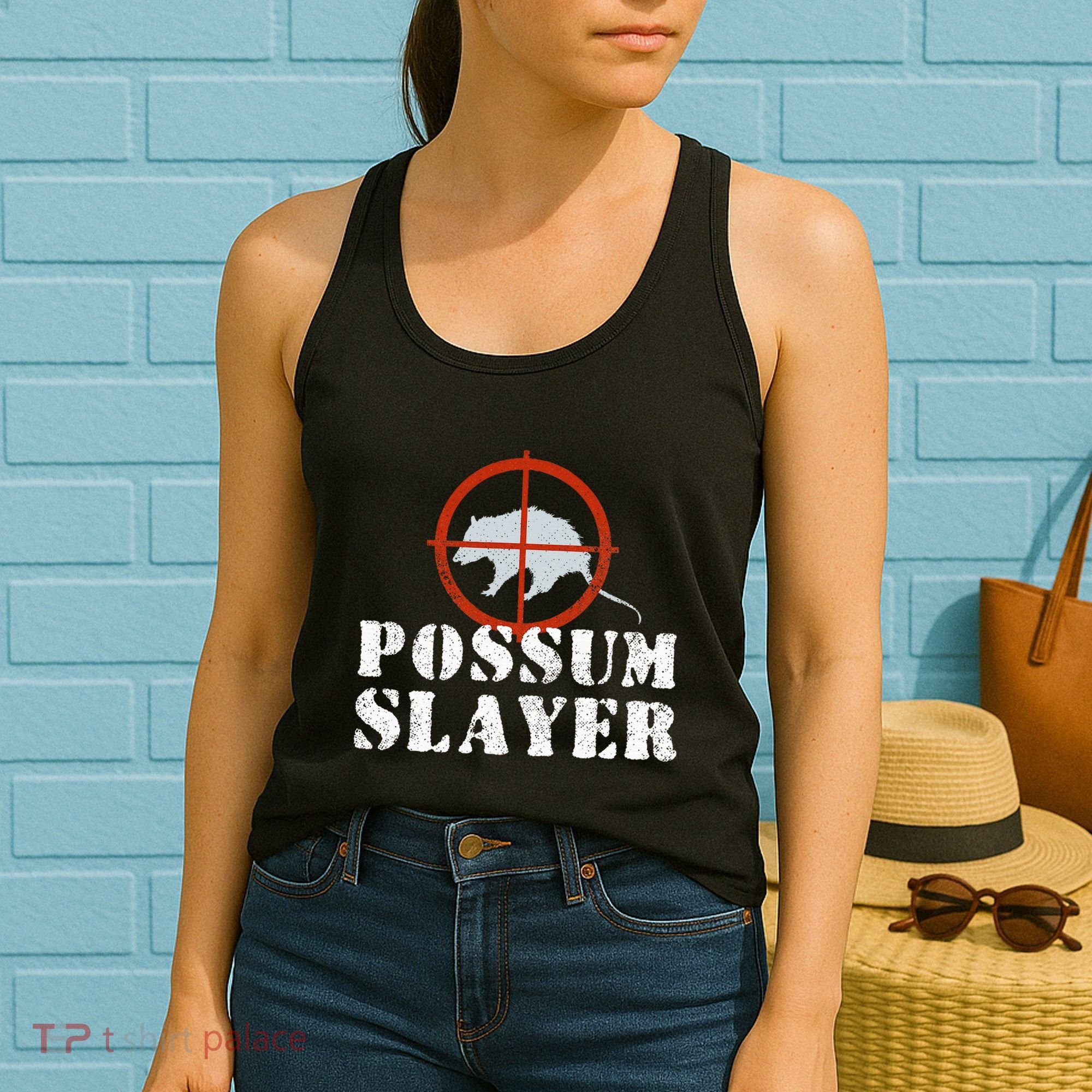 Possum Opossum Hunting Women's Tank Top