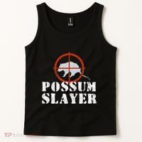 Possum Opossum Hunting Tank Top thumb 2