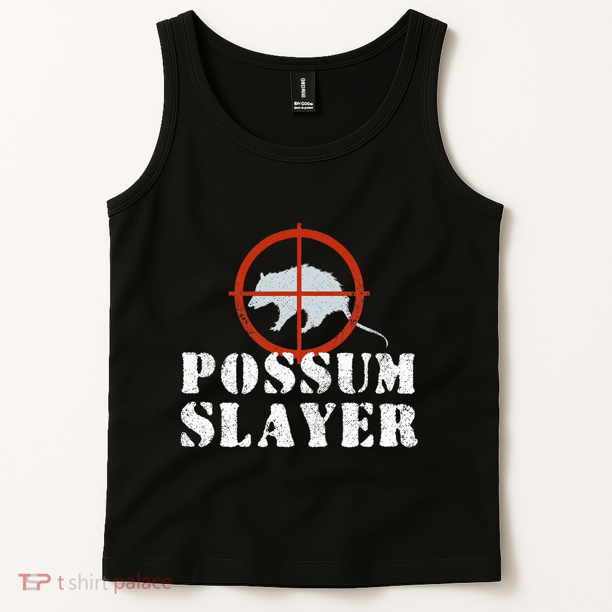 Possum Opossum Hunting Tank Top
