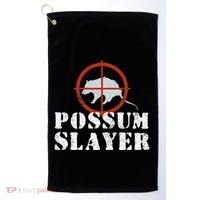 Possum Opossum Hunting Golf Towel thumb 0