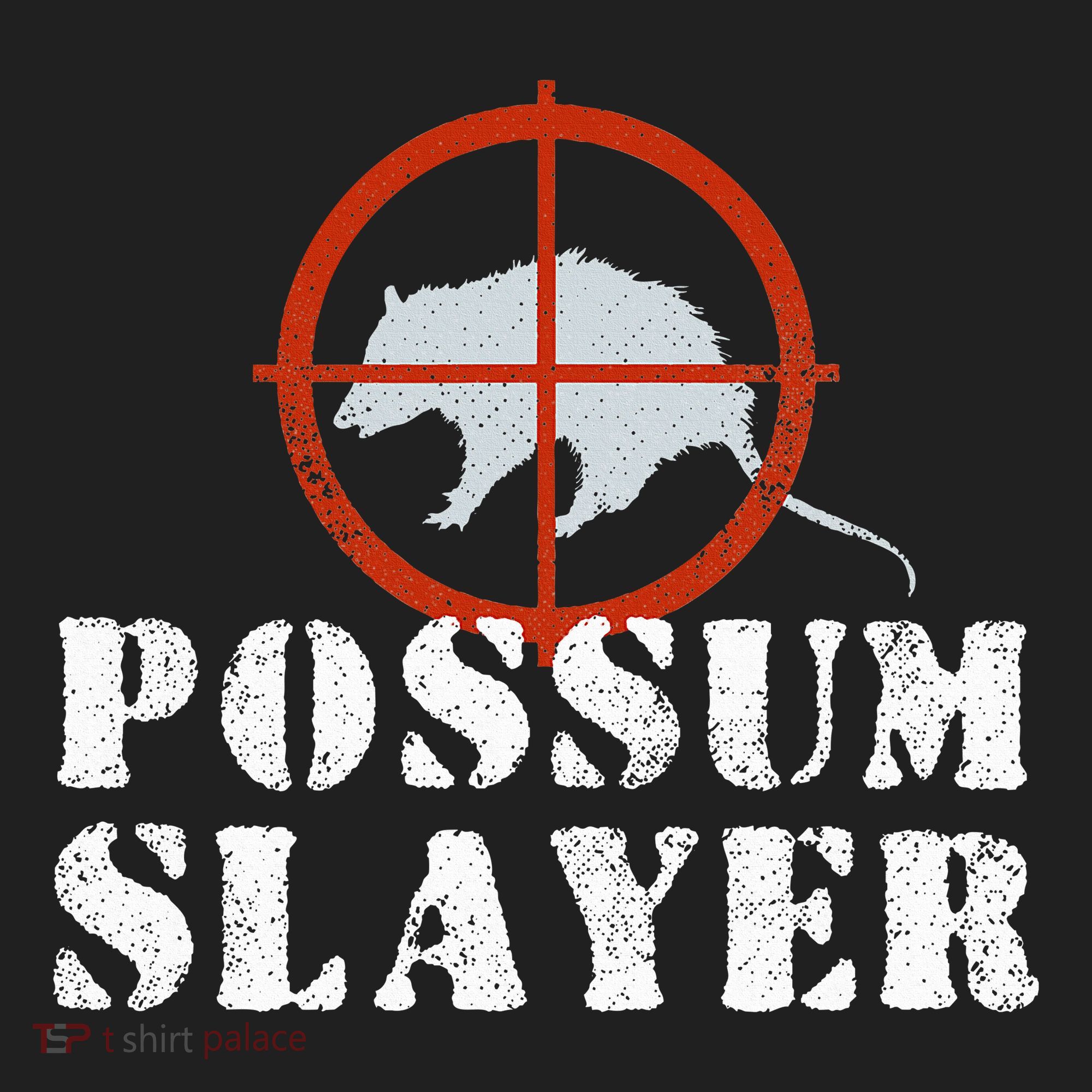 Possum Opossum Hunting Golf Towel