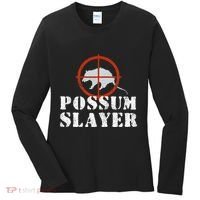 Possum Opossum Hunting Women's Long Sleeve Shirt thumb 0