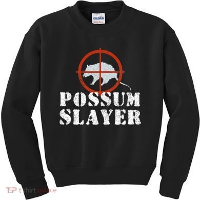 Possum Opossum Hunting Kids Sweatshirt