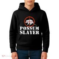 Possum Opossum Hunting Kids Hoodie thumb 4