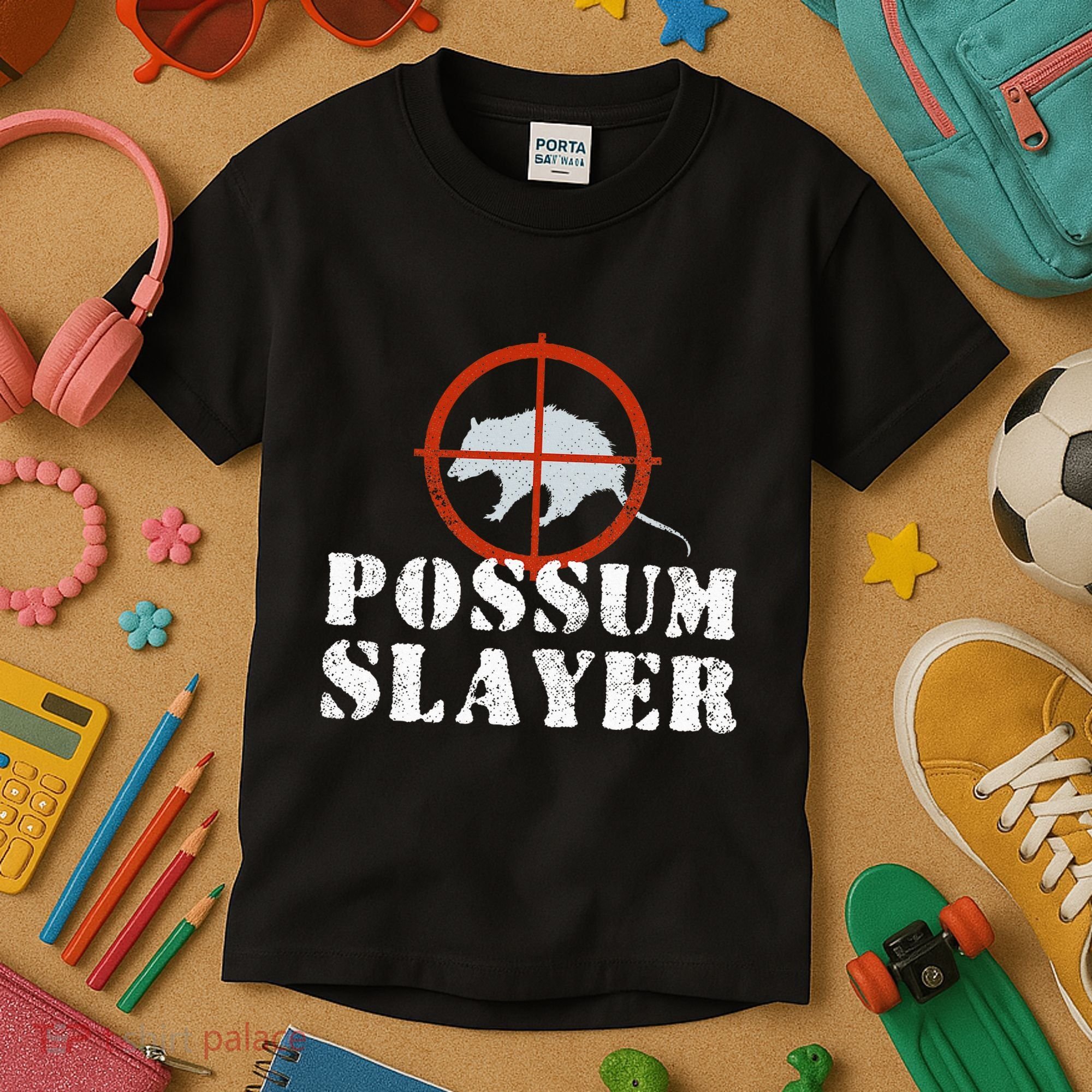 Possum Opossum Hunting Kids T-Shirt