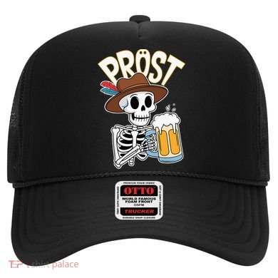 Prost Oktoberfest Halloween Skeleton Hat