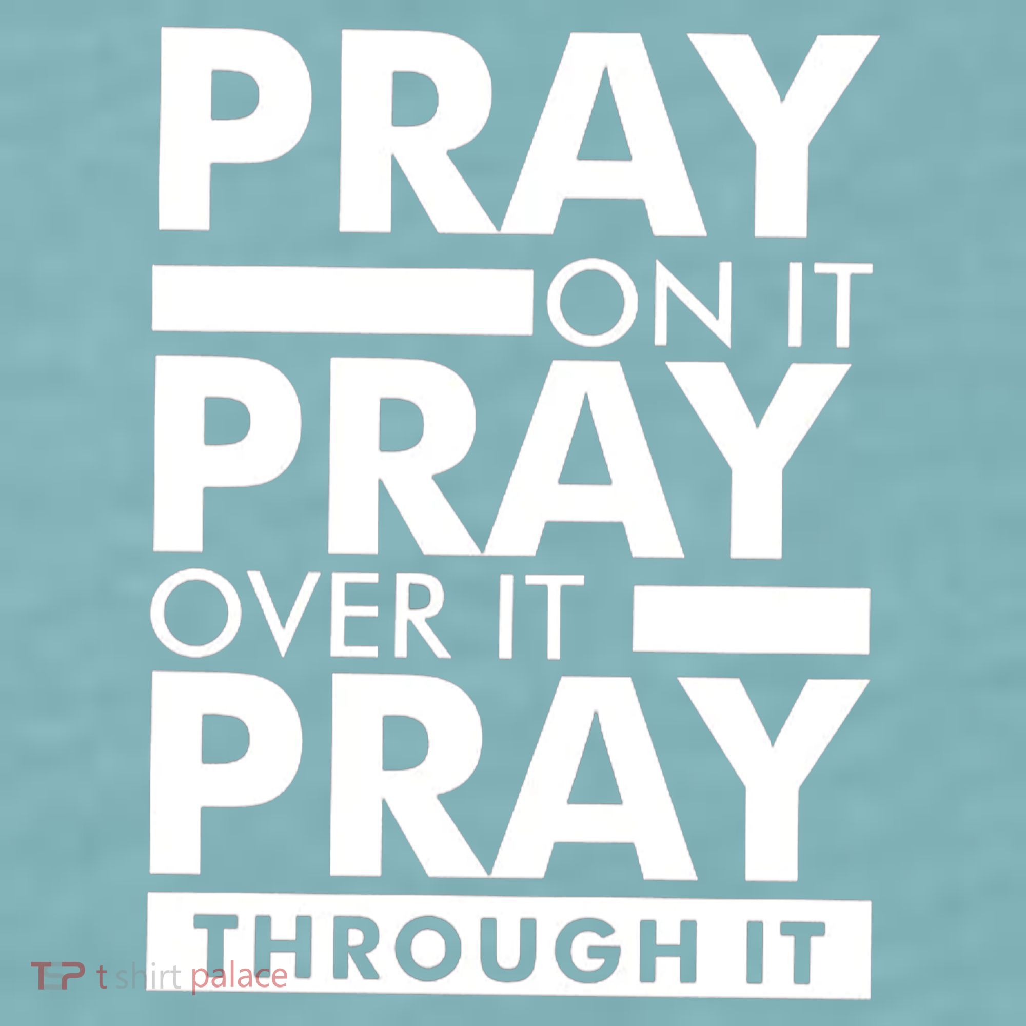 Pray On It Sueded Cloud Jersey T-Shirt