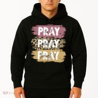Pray On It Pray Over It Pray Through It Prayer Faith Religious Hoodie thumb 2
