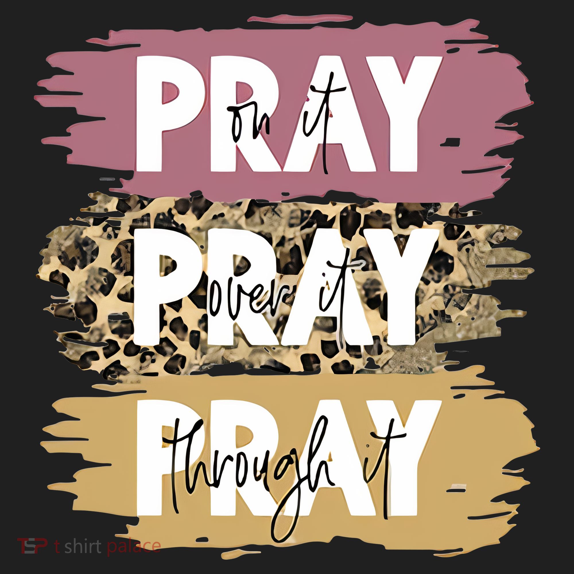 Pray On It Pray Over It Pray Through It Prayer Faith Religious Beanie
