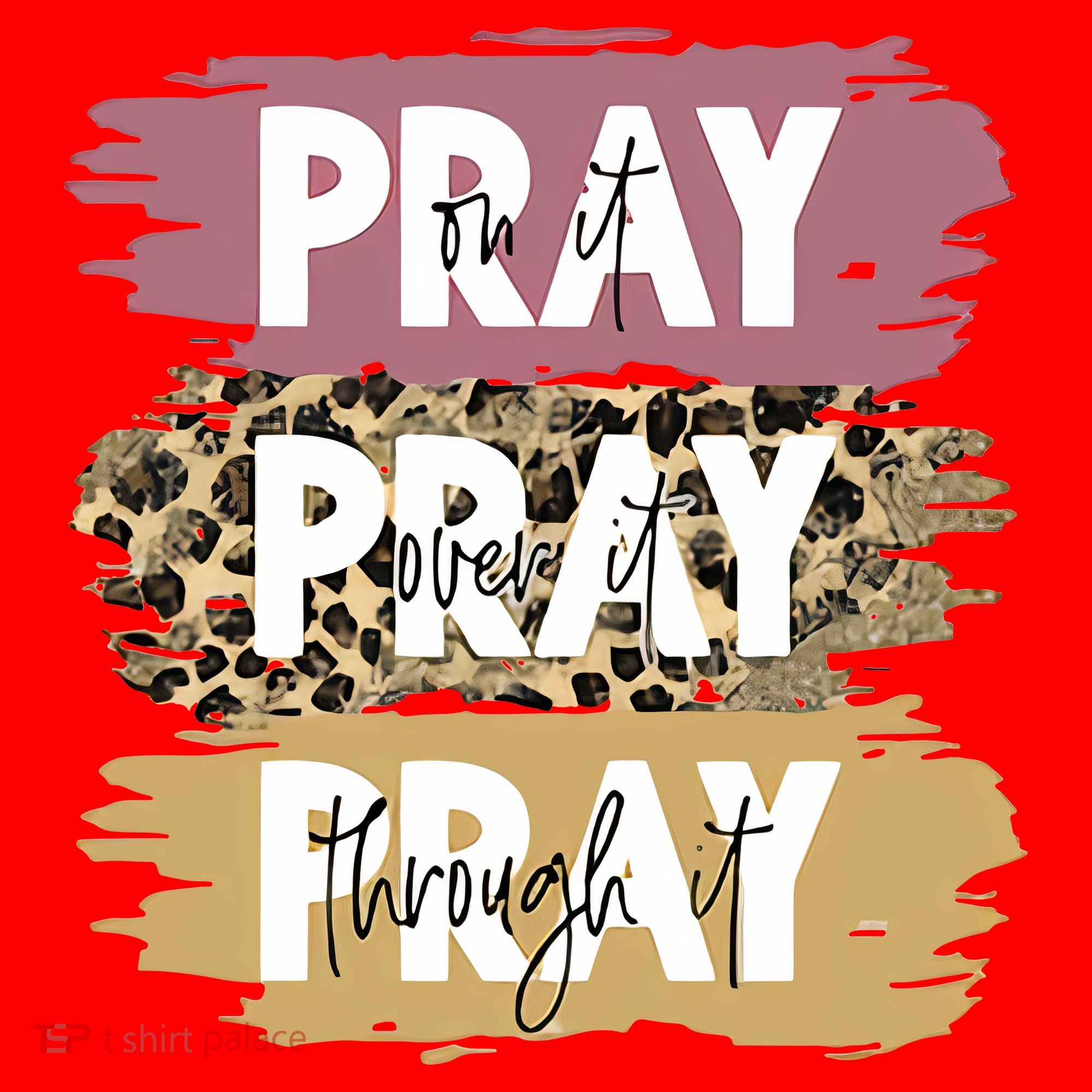 Pray On It Pray Over It Pray Through It Prayer Faith Religious Santa Hat