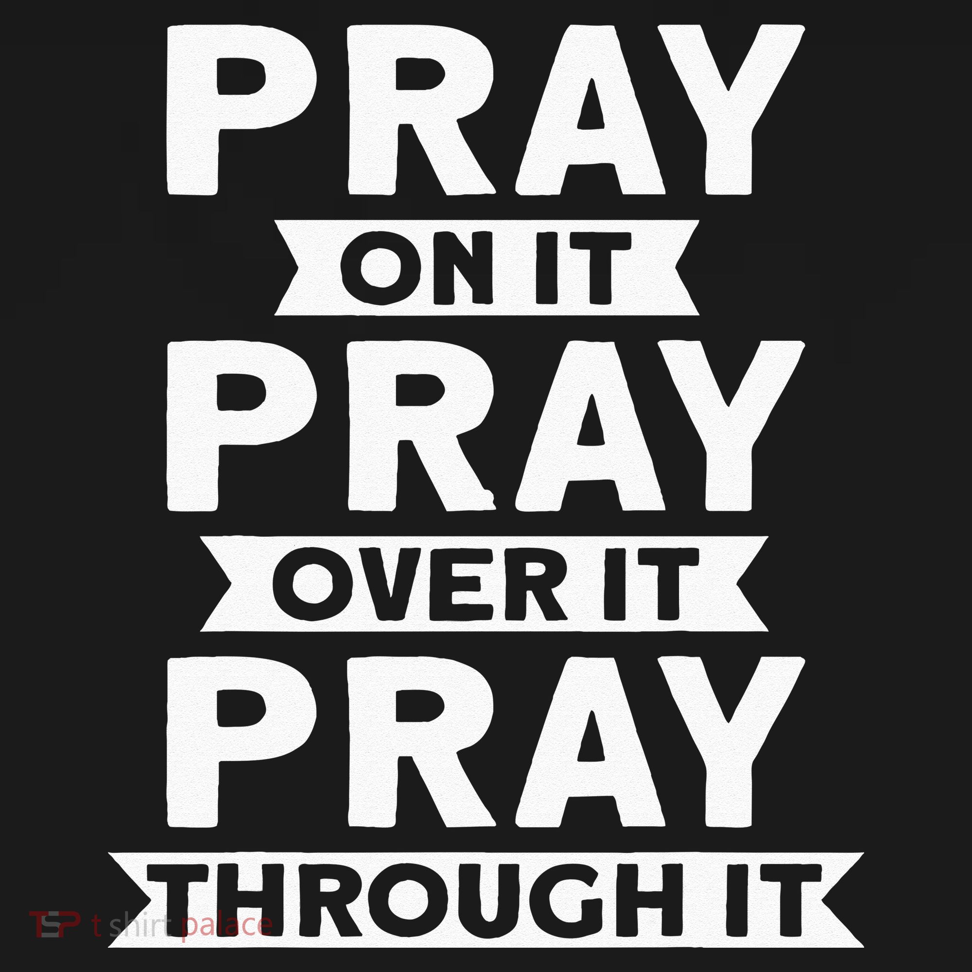 Pray On It Pray Over It Pray Through It Christian Mousepad