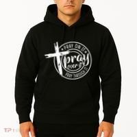 Pray On It Pray Over It Pray Through It Christian Hoodie thumb 2