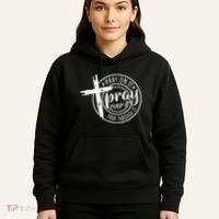 Pray On It Pray Over It Pray Through It Christian Hoodie thumb 5