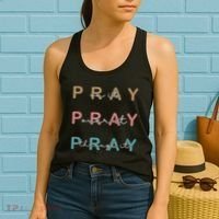 Pray On It Pray Over It Pray Through It Women's Tank Top thumb 2