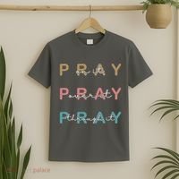 Pray On It Pray Over It Pray Through It T-Shirt thumb 2