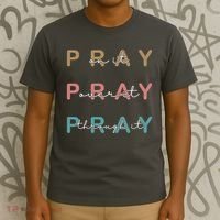 Pray On It Pray Over It Pray Through It T-Shirt thumb 3