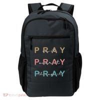 Pray On It Pray Over It Pray Through It Backpack thumb 0