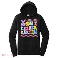 Peace Out Kindergarten Graduation Smile Face Last Day Women's Hoodie thumb 0
