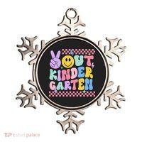 Peace Out Kindergarten Graduation Smile Face Last Day Ornament thumb 0