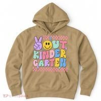 Peace Out Kindergarten Graduation Smile Face Last Day Hoodie thumb 0
