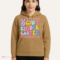 Peace Out Kindergarten Graduation Smile Face Last Day Hoodie thumb 5