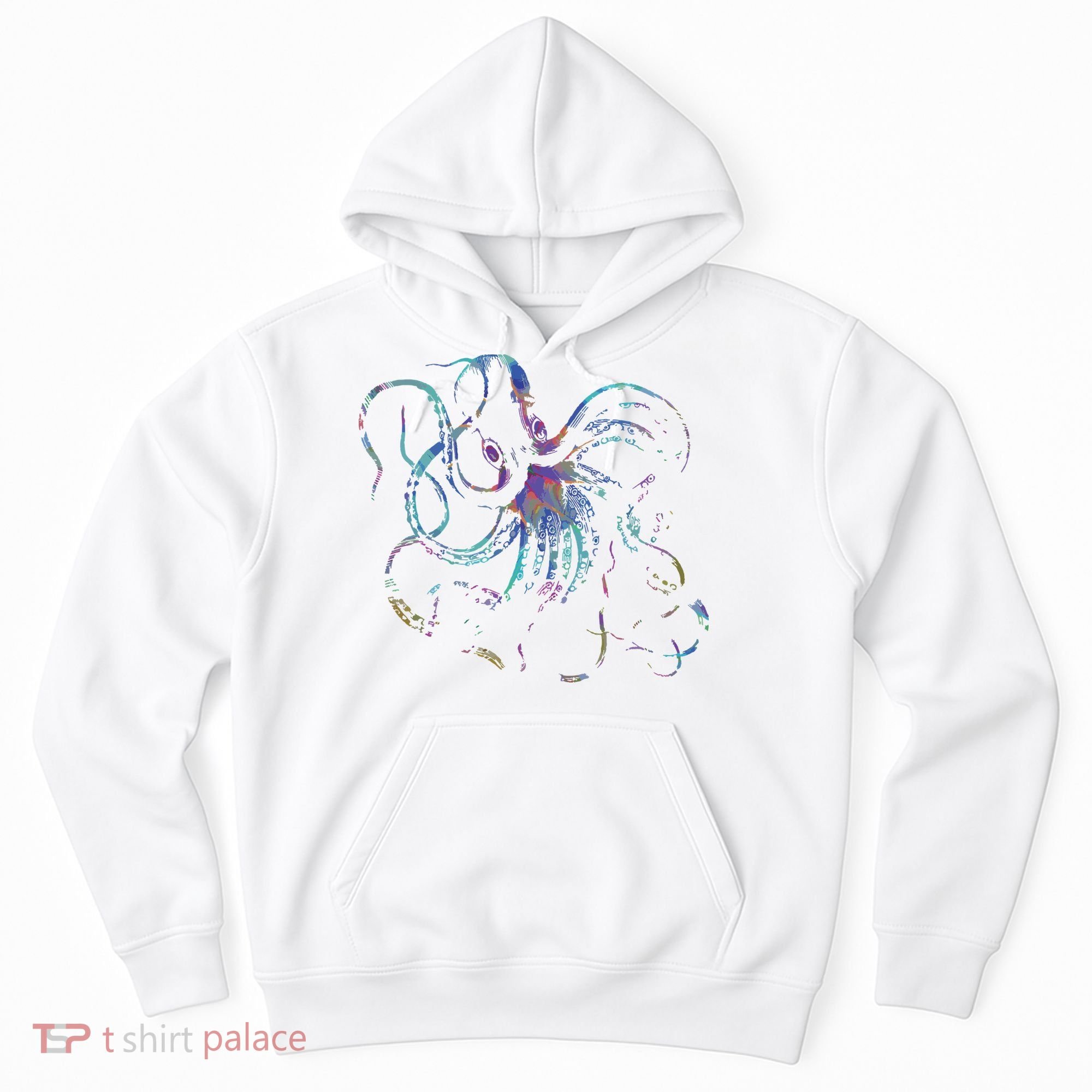 Psychedelic Octopus Kraken Hoodie