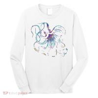 Psychedelic Octopus Kraken Long Sleeve Shirt thumb 0