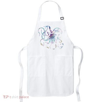 Psychedelic Octopus Kraken Apron