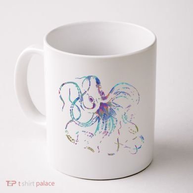 Psychedelic Octopus Kraken Coffee Mug