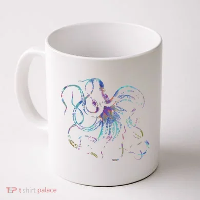 Psychedelic Octopus Kraken Coffee Mug