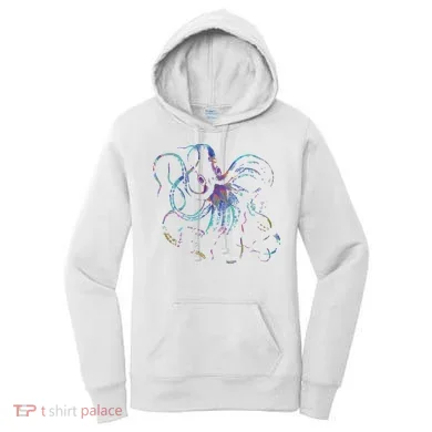 Psychedelic Octopus Kraken Women's Hoodie