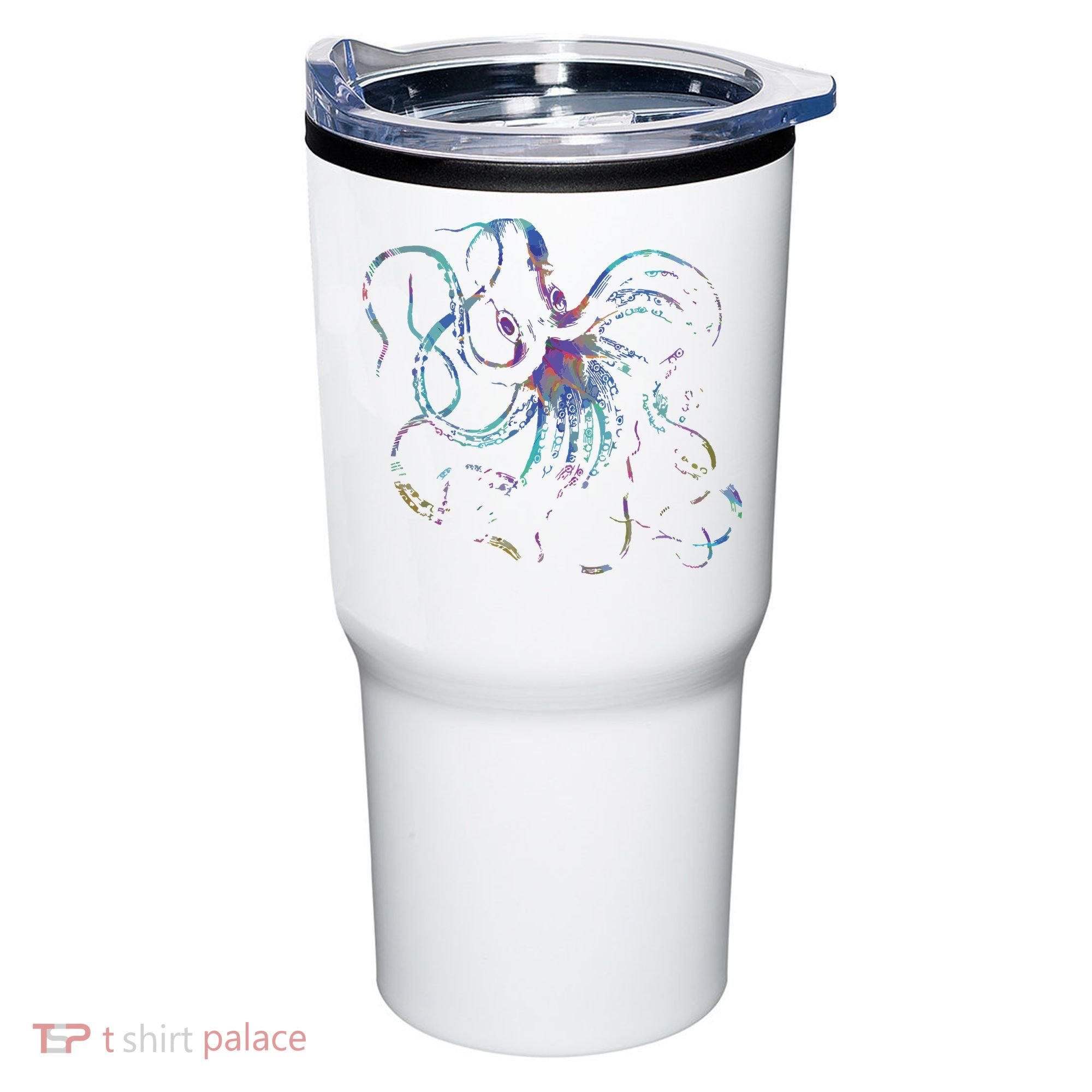 Psychedelic Octopus Kraken Tumbler