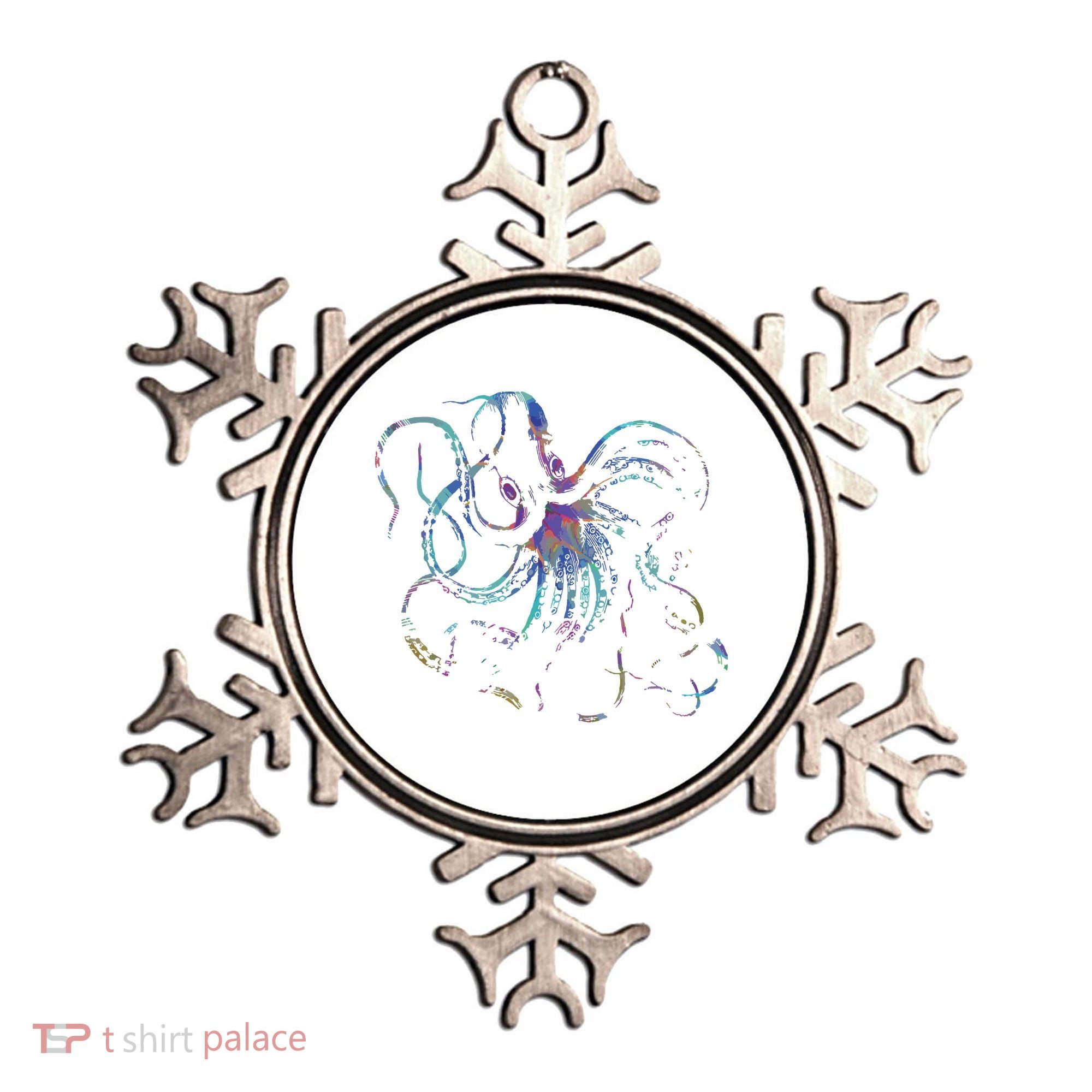 Psychedelic Octopus Kraken Ornament
