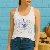 Psychedelic Octopus Kraken Women's Tank Top thumb 2