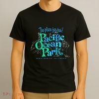 Pacific Ocean Los Angeles Park Retro Vintage T-Shirt thumb 3