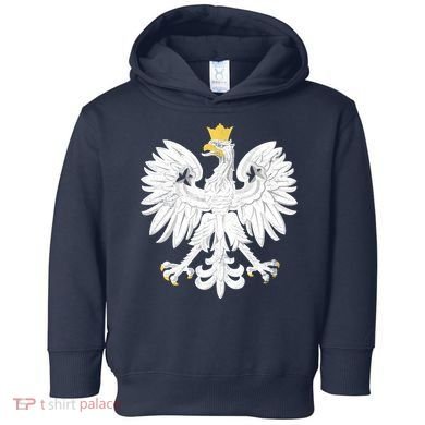 Poland Pride Vintage Eagle Toddler Hoodie