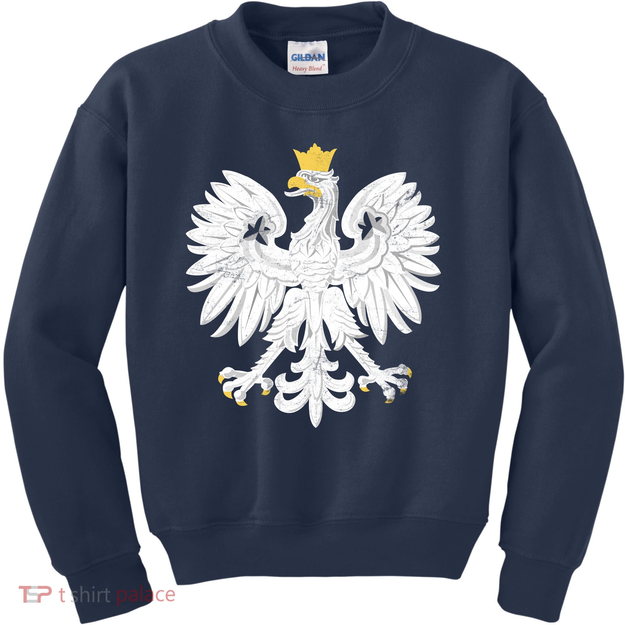 Poland Pride Vintage Eagle Kids Sweatshirt