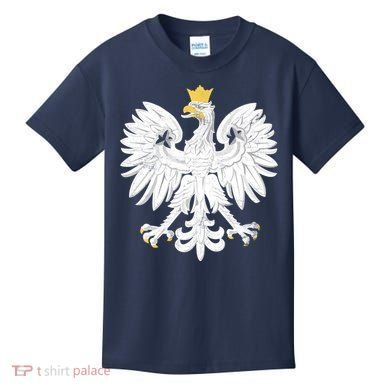 Poland Pride Vintage Eagle Kids T-Shirt