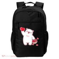 Polar Bear Cute Valentines Day Love Backpack thumb 0