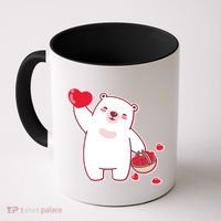 Polar Bear Cute Valentines Day Love Coffee Mug thumb 0